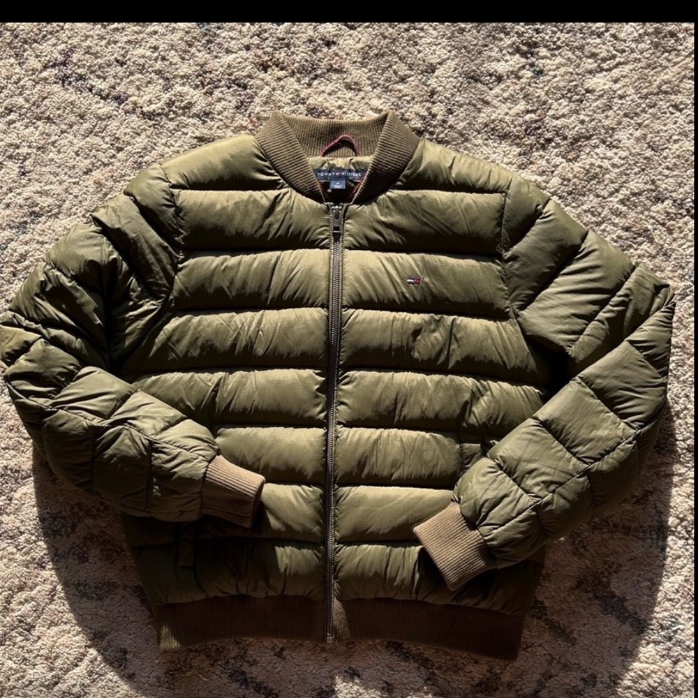 NWOT Tommy Hilfiger Forrest Green Puffer Jacket
